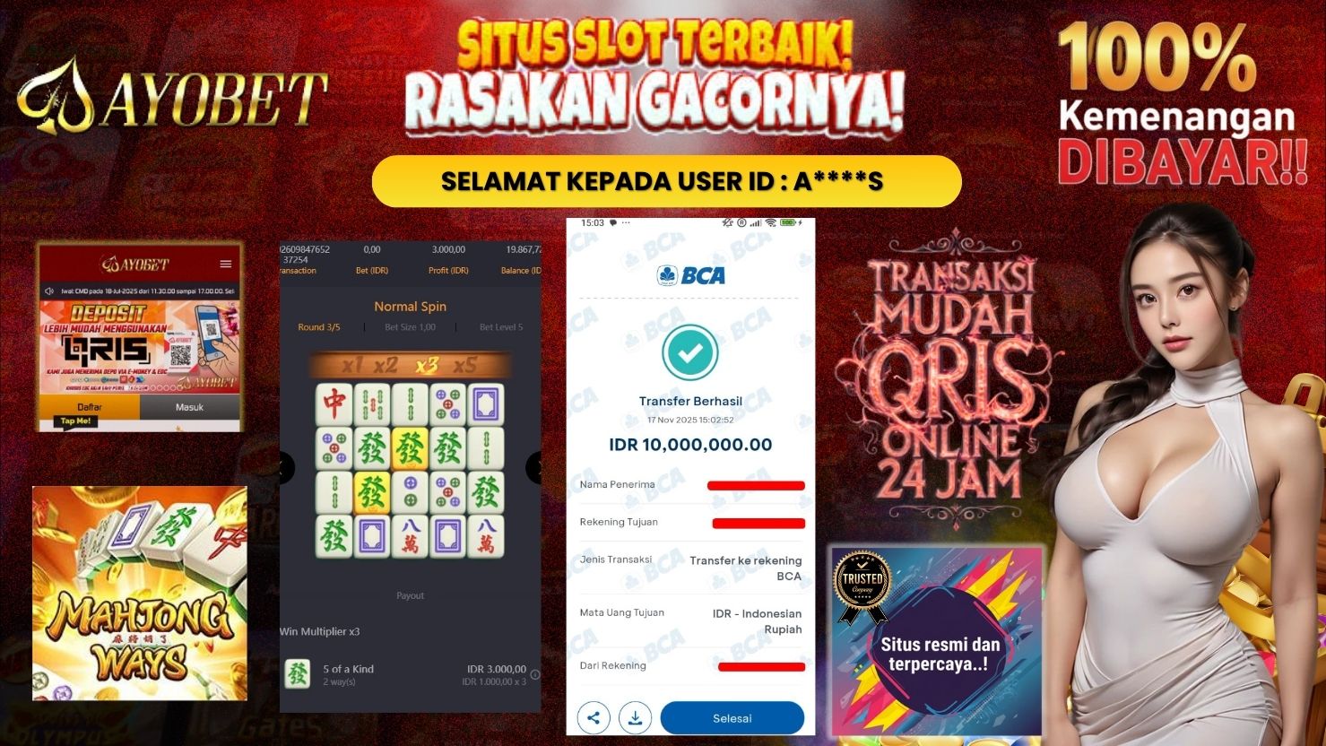 AYOBET JACKPOT SLOT MAHJONG WAYS